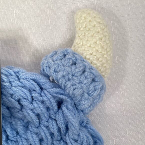 Blue Viking Knit Hat for Babies - Picture 4 of 7